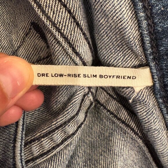 Rag & Bone Dre Low Rise Slim Boyfriend Jeans Women's Size 27 in Star City NWT! - Picture 5 of 8